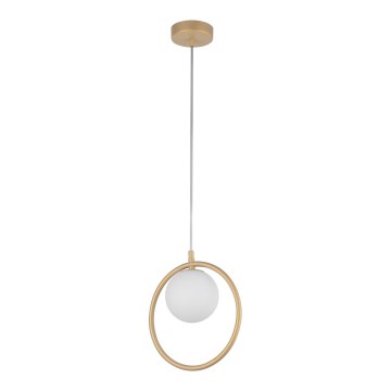 Chandelier on a string AQUA 1xG9/12W/230V gold