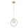 Chandelier on a string AQUA 1xG9/12W/230V gold