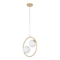 Chandelier on a string AQUA 2xG9/12W/230V gold