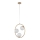 Chandelier on a string AQUA 3xG9/12W/230V gold