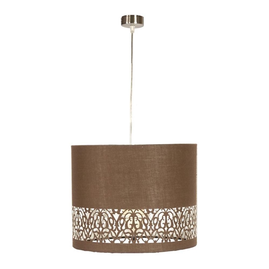Chandelier on a string ARABESCA 1xE27/60W/230V brown
