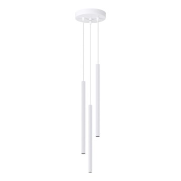 Chandelier on a string ARCHE 3xG9/8W/230V white