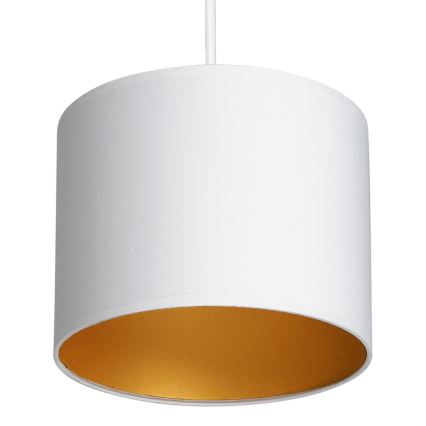 Chandelier on a string ARDEN 1xE27/60W/230V d. 18 cm white/gold