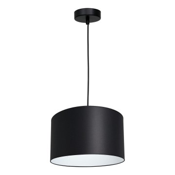 Chandelier on a string ARDEN 1xE27/60W/230V d. 25 cm black/white