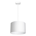 Chandelier on a string ARDEN 1xE27/60W/230V d. 25 cm white