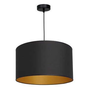Chandelier on a string ARDEN 1xE27/60W/230V d. 40 cm black/gold