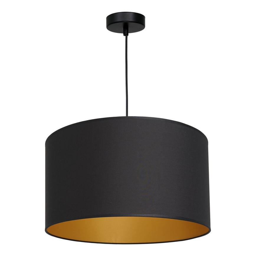 Chandelier on a string ARDEN 1xE27/60W/230V d. 40 cm black/gold