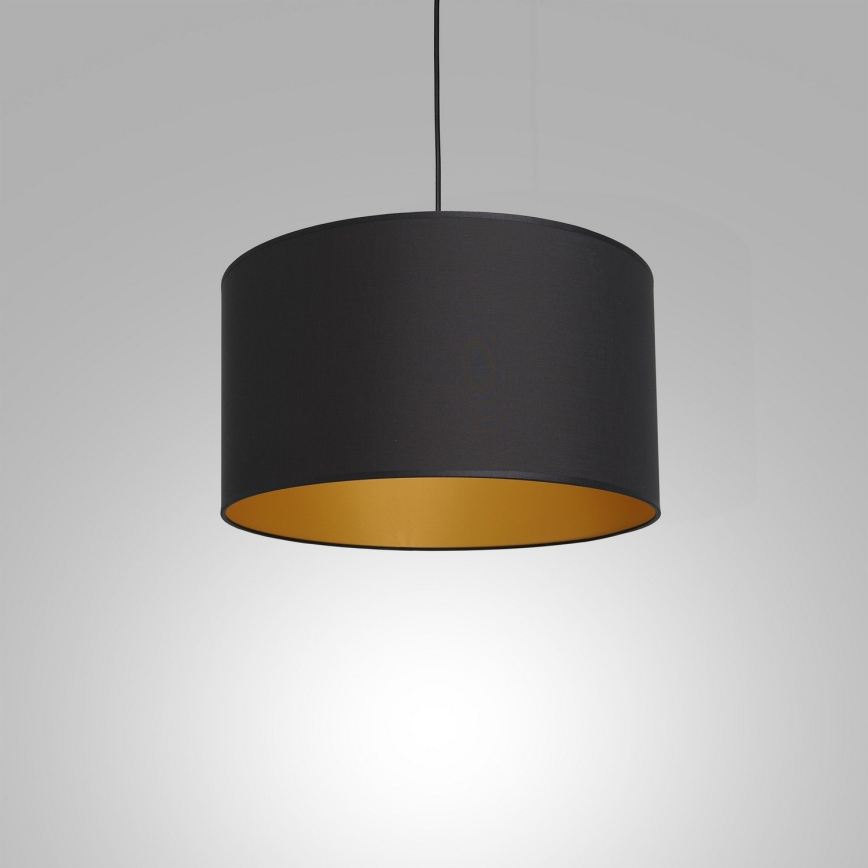 Chandelier on a string ARDEN 1xE27/60W/230V d. 40 cm black/gold