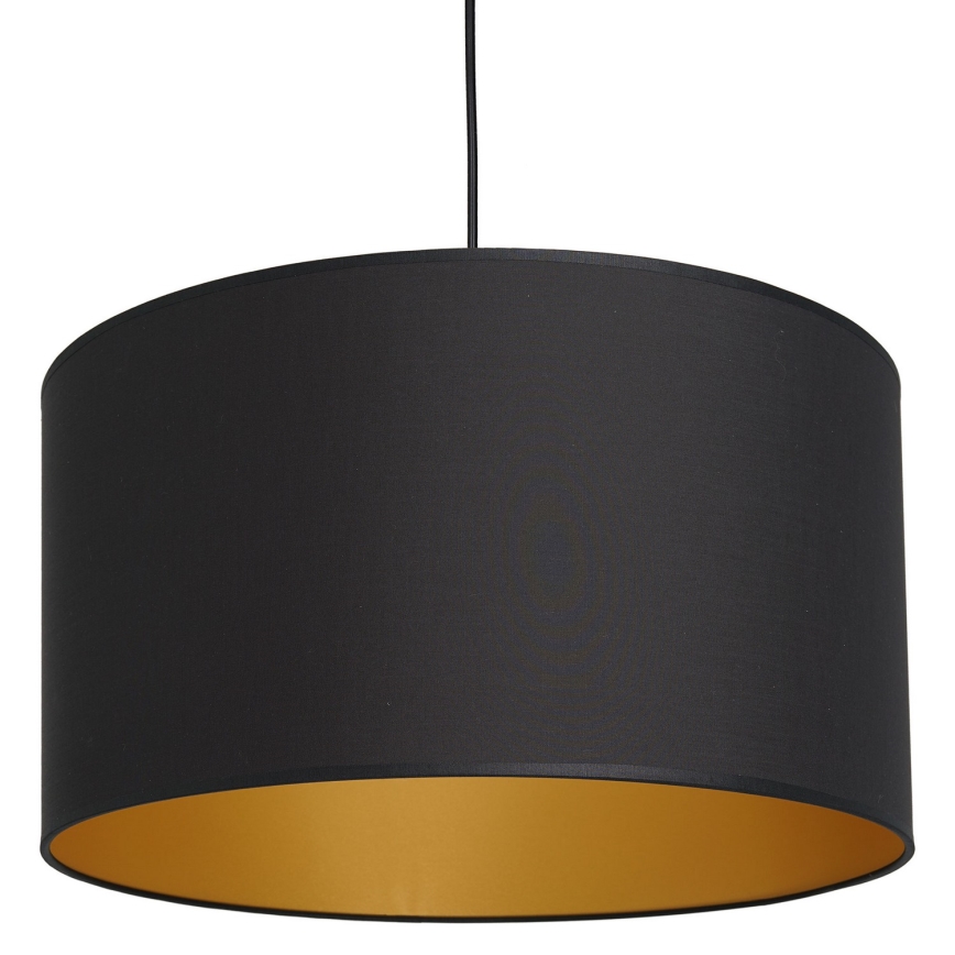 Chandelier on a string ARDEN 1xE27/60W/230V d. 40 cm black/gold