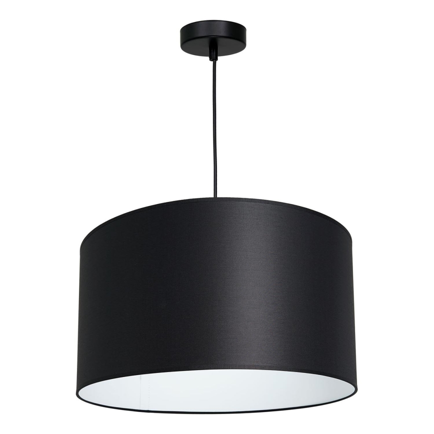 Chandelier on a string ARDEN 1xE27/60W/230V d. 40 cm black/white