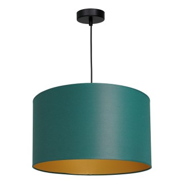 Chandelier on a string ARDEN 1xE27/60W/230V d. 40 cm green/gold