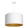 Chandelier on a string ARDEN 1xE27/60W/230V d. 40 cm white/gold