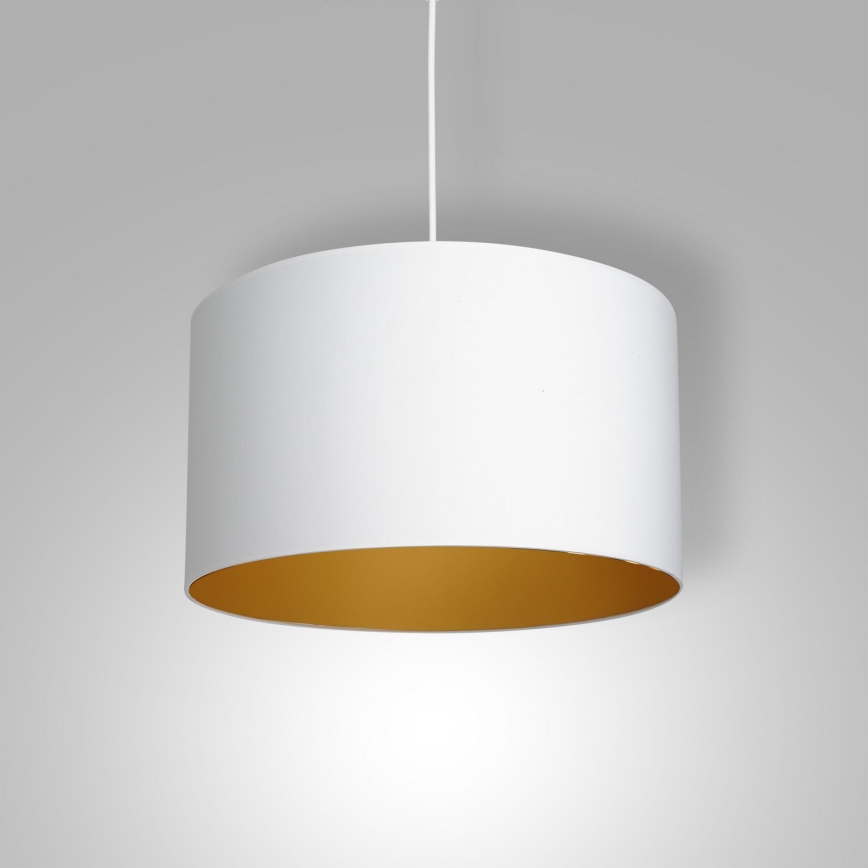 Chandelier on a string ARDEN 1xE27/60W/230V d. 40 cm white/gold