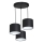 Chandelier on a string ARDEN 3xE27/60W/230V black/white