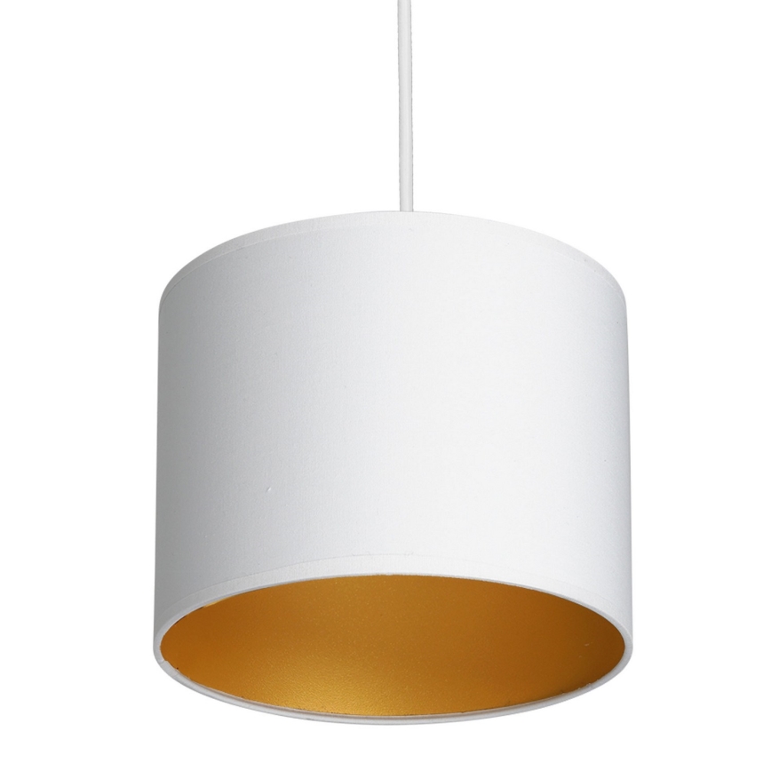Chandelier on a string ARDEN 3xE27/60W/230V white/gold