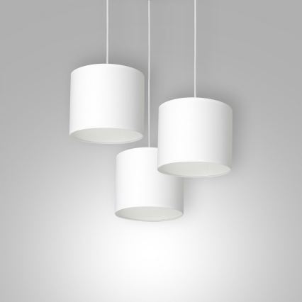 Chandelier on a string ARDEN 3xE27/60W/230V white