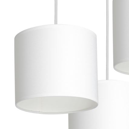 Chandelier on a string ARDEN 3xE27/60W/230V white