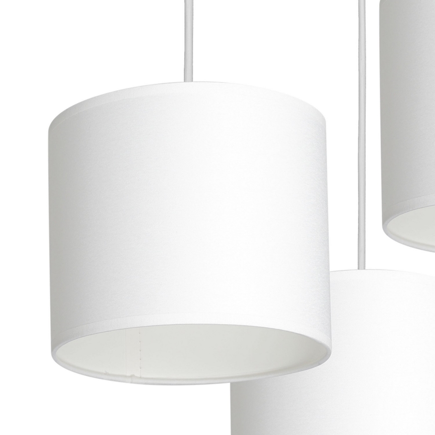 Chandelier on a string ARDEN 3xE27/60W/230V white