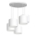 Chandelier on a string ARDEN 5xE27/60W/230V white