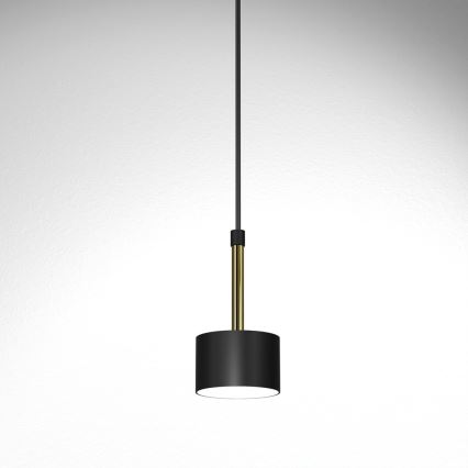 Chandelier on a string ARENA 1xGX53/11W/230V black/gold