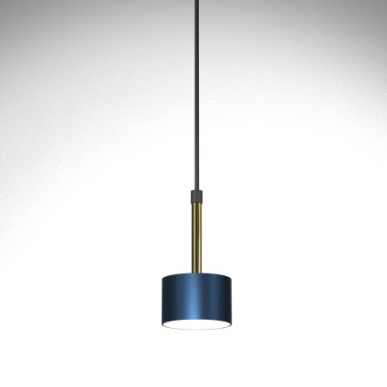 Chandelier on a string ARENA 1xGX53/11W/230V blue/golden