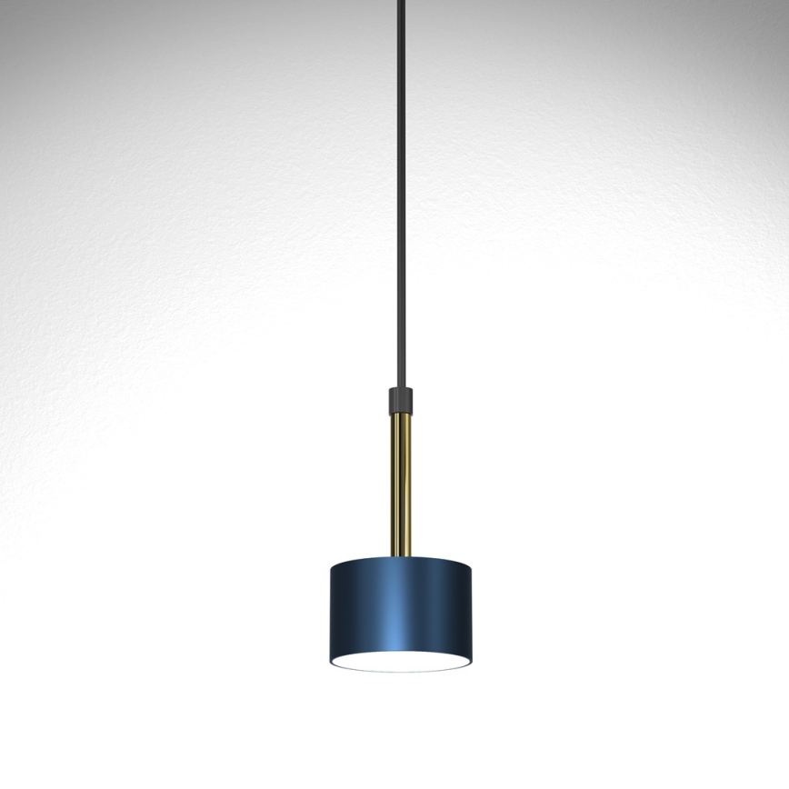 Chandelier on a string ARENA 1xGX53/11W/230V blue/golden