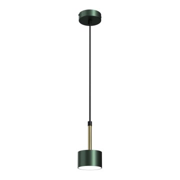 Chandelier on a string ARENA 1xGX53/11W/230V green/gold