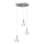 Chandelier on a string ARENA 3xGX53/11W/230V white/gold