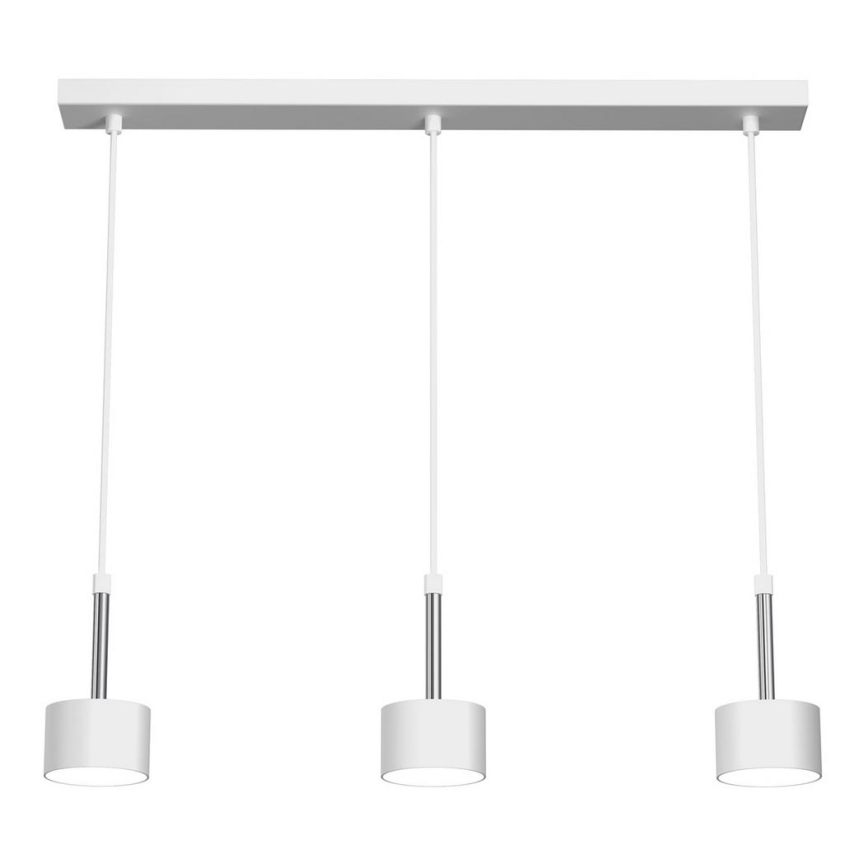 Chandelier on a string ARENA 3xGX53/11W/230V white/shiny chrome