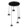 Chandelier on a string ARENA 5xGX53/11W/230V black/gold