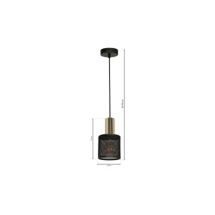 Chandelier on a string ARES 1xE27/60W/230V