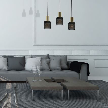 Chandelier on a string ARES 3xE27/60W/230V