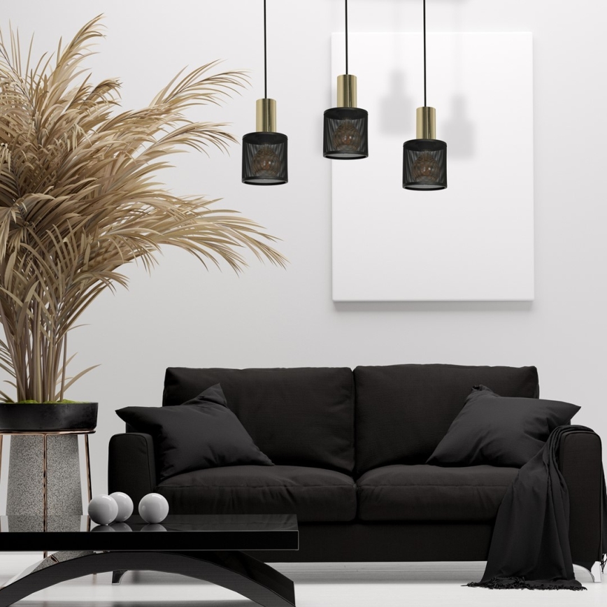 Chandelier on a string ARES 3xE27/60W/230V