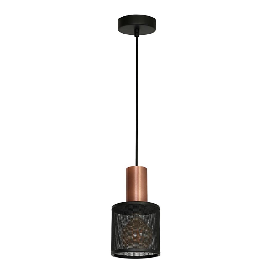 Chandelier on a string ARES BLACK 1xE27/60W/230V