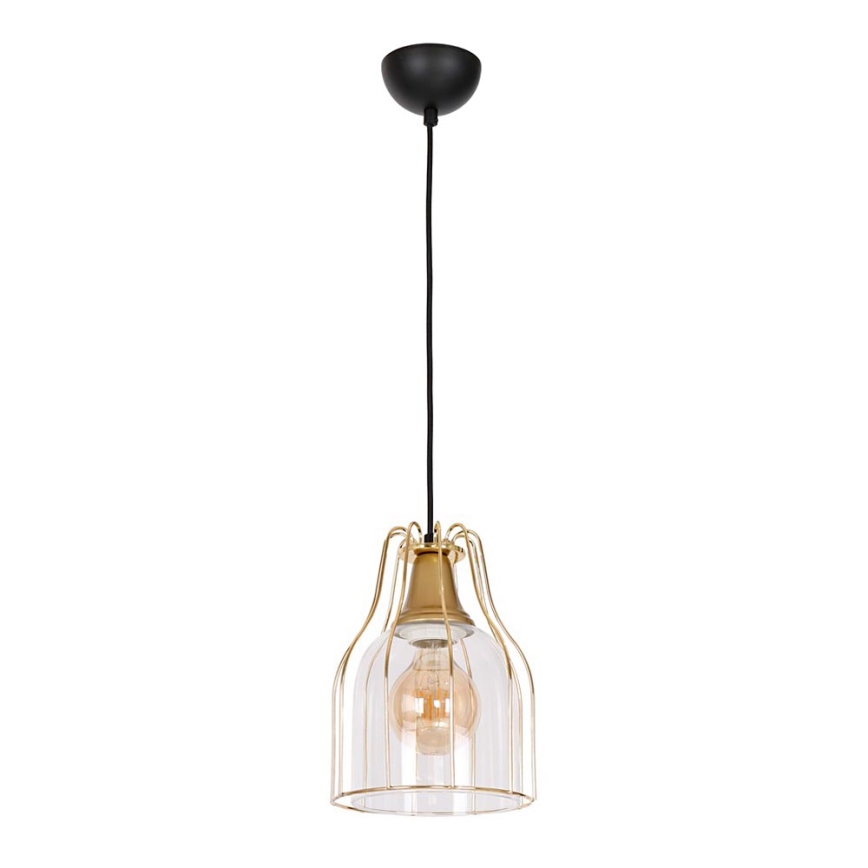 Chandelier on a string ARIA 1xE27/60W/230V gold