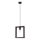 Chandelier on a string ARIES 1xE27/15W/230V beech/wenge