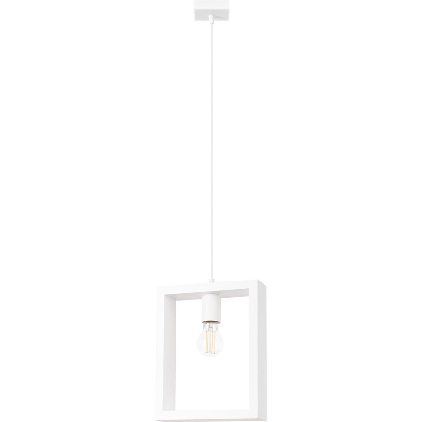 Chandelier on a string ARIES 1xE27/15W/230V beech/white
