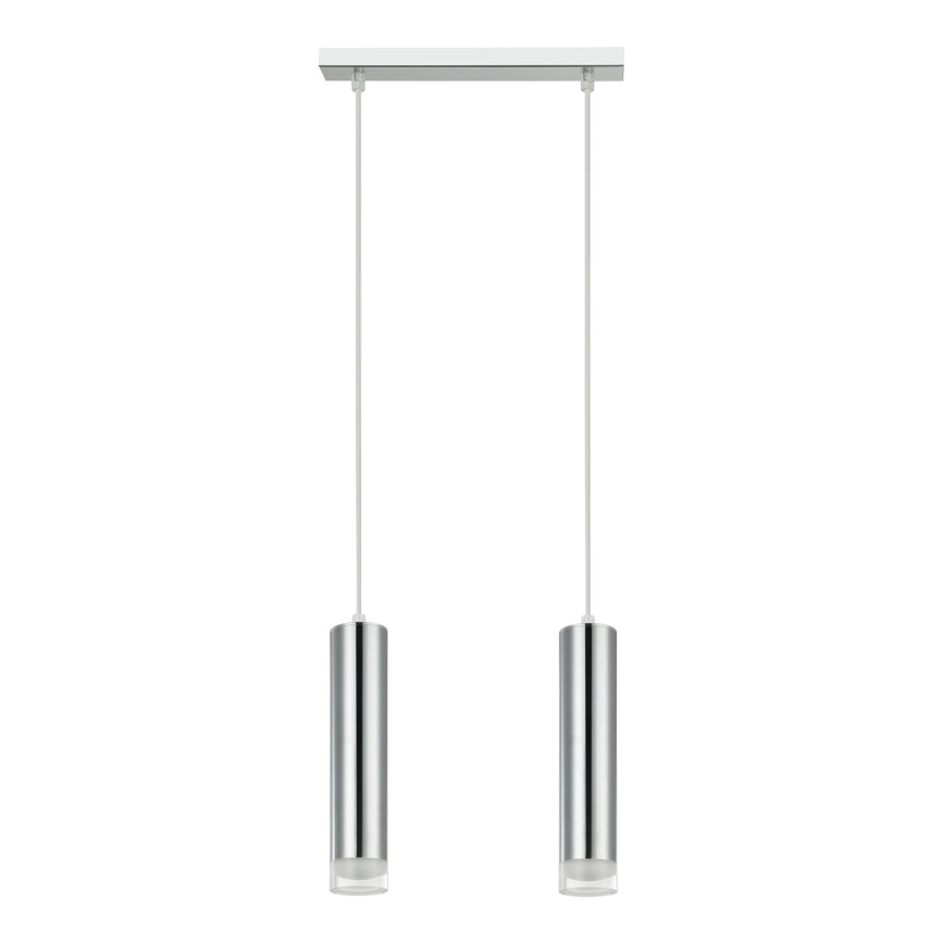 Chandelier on a string ARMIN 2xGU10/10W/230V shiny chrome