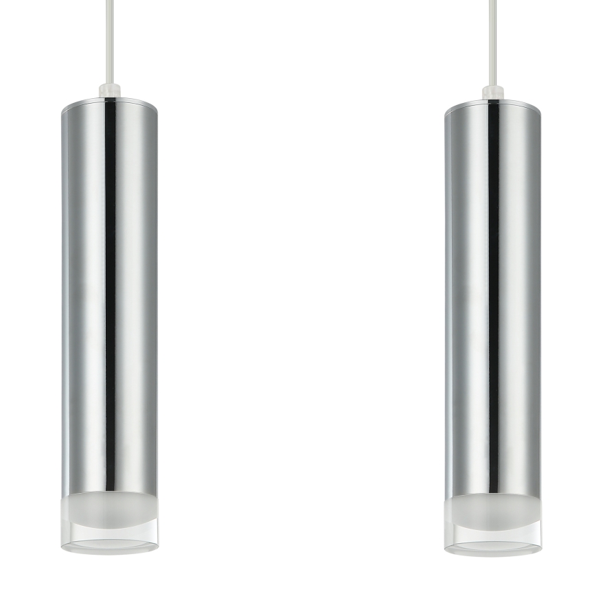 Chandelier on a string ARMIN 2xGU10/10W/230V shiny chrome