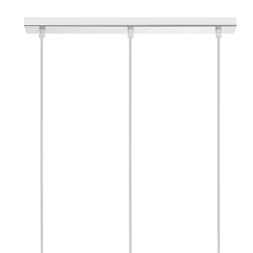 Chandelier on a string ARMIN 3xGU10/10W/230V shiny chrome