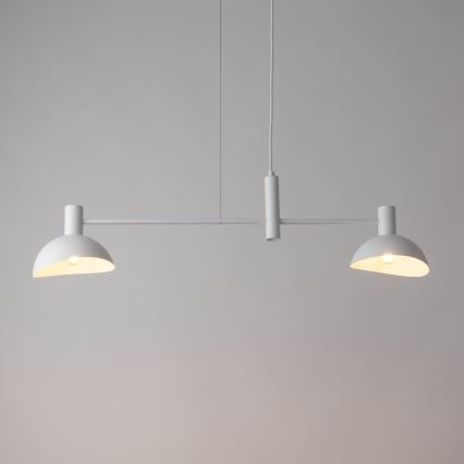 Chandelier on a string ARTIS 2xE14/40W/230V white