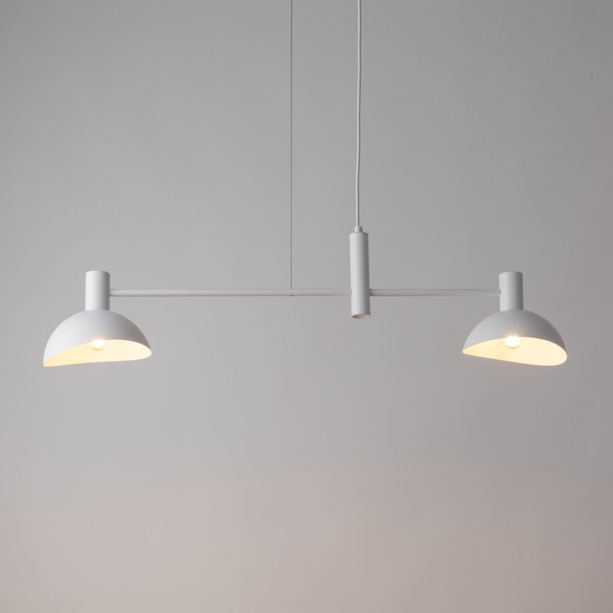 Chandelier on a string ARTIS 2xE14/40W/230V white