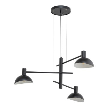 Chandelier on a string ARTIS 3xE14/40W/230V black