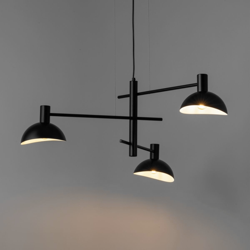 Chandelier on a string ARTIS 3xE14/40W/230V black