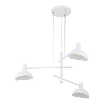Chandelier on a string ARTIS 3xE14/40W/230V white