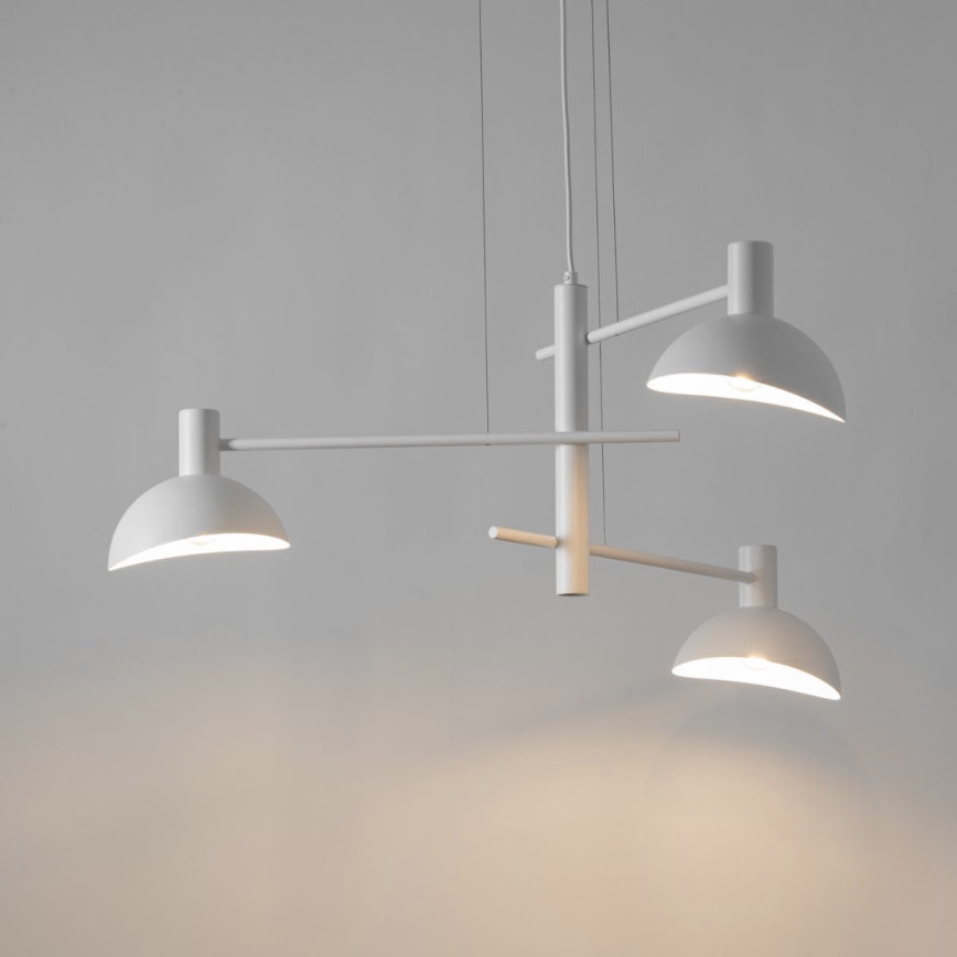 Chandelier on a string ARTIS 3xE14/40W/230V white