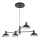 Chandelier on a string ARTIS 4xE14/40W/230V black