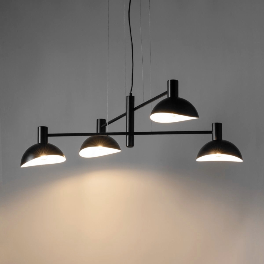 Chandelier on a string ARTIS 4xE14/40W/230V black