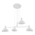 Chandelier on a string ARTIS 4xE14/40W/230V white