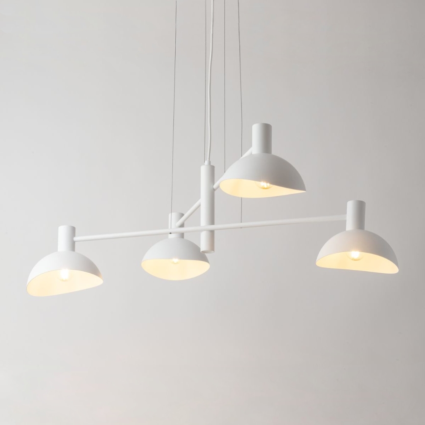 Chandelier on a string ARTIS 4xE14/40W/230V white